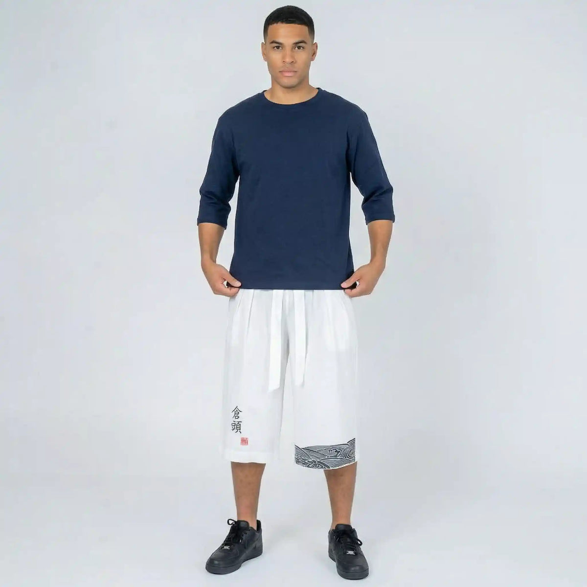 Hikarune 08 - Pantalon court confort japonais