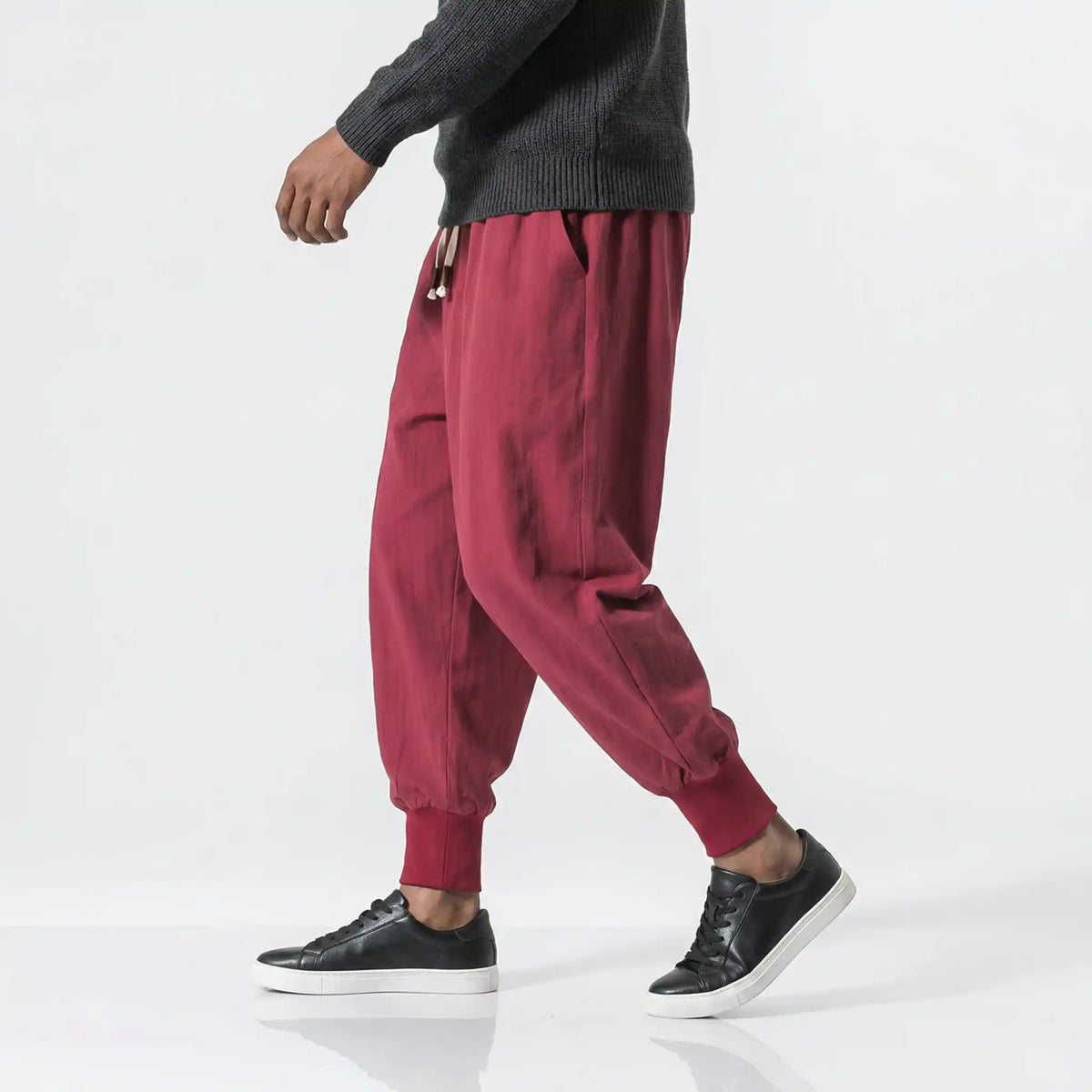 Hikarune 04 - Pantalon harem confort en coton