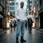 Hikarune 23 - Pantalon denim baggy japonais