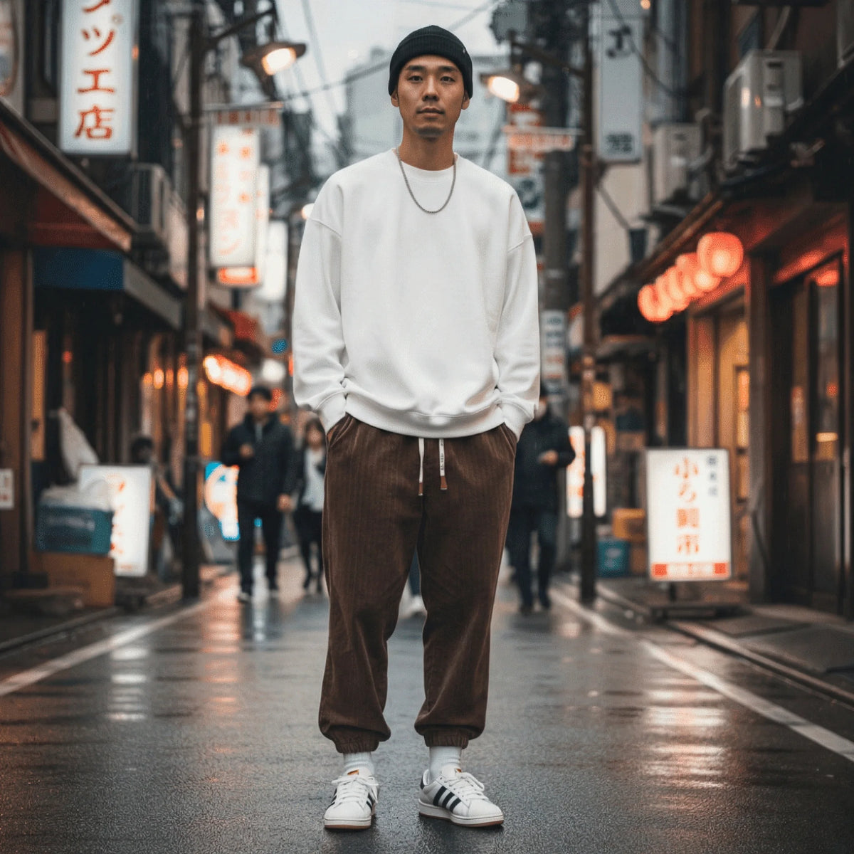 Hikarune 20 - Pantalon en velours côtelé