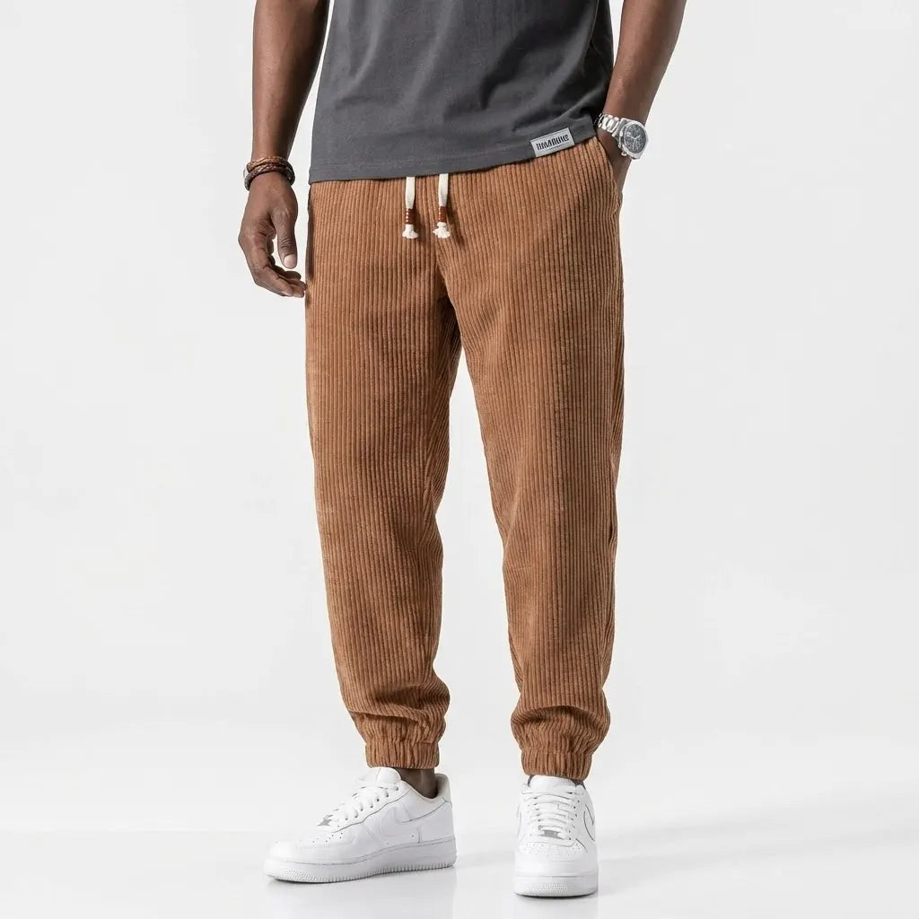 ヒカルネ - Pantalon en velours côtelé