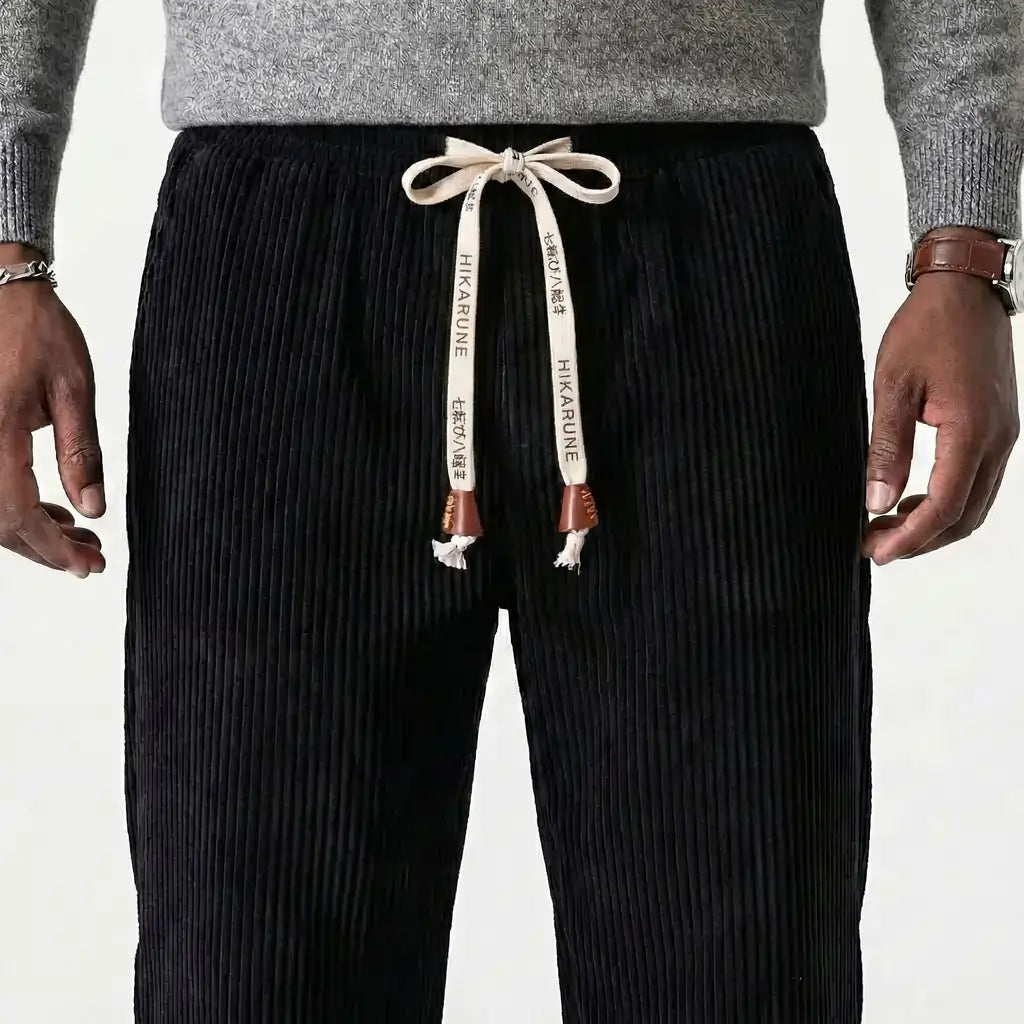 ヒカルネ - Pantalon en velours côtelé