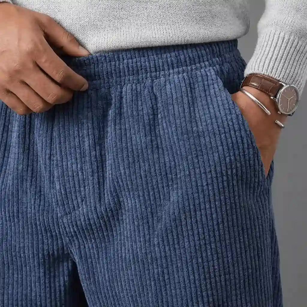 ヒカルネ - Pantalon en velours côtelé